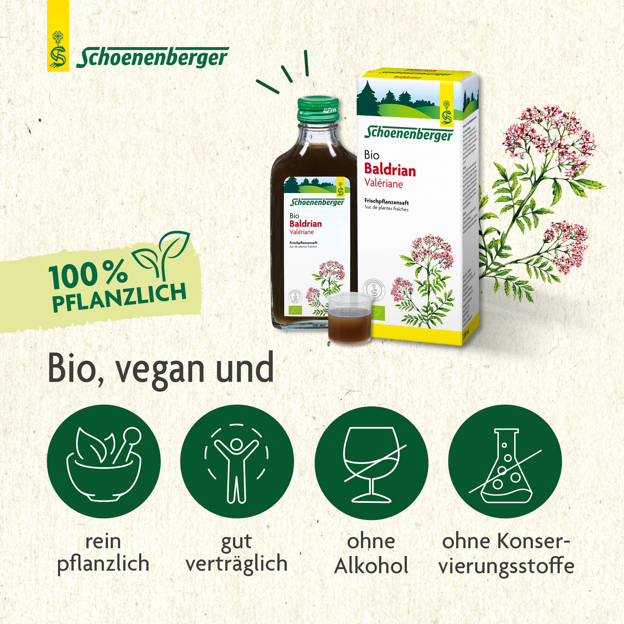 SCHOENENBERGER Baldrian Frischpflanzensaft, Bild 4 von 6
