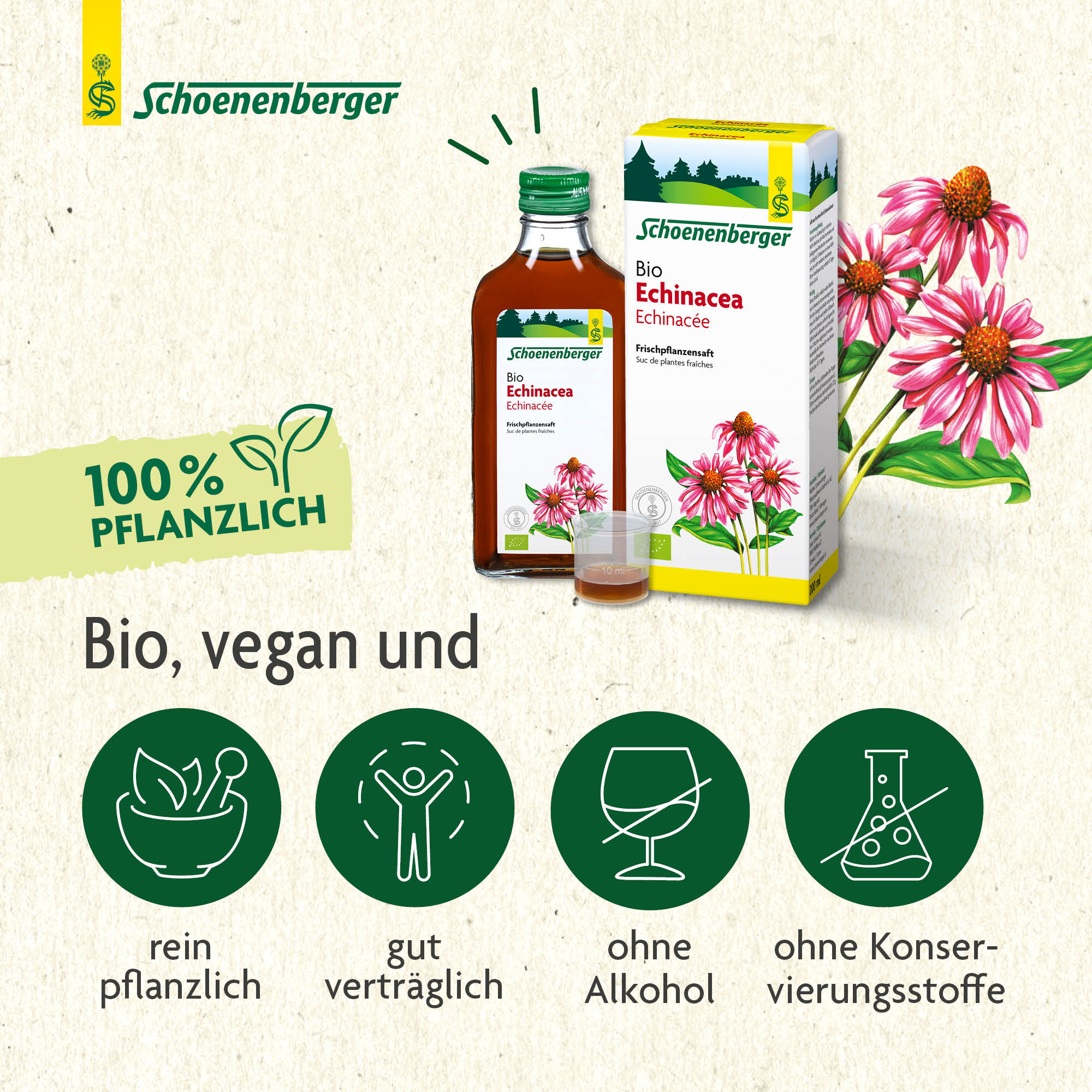 SCHOENENBERGER Echinacée suc de plantes fraîches, image 4 sur 6