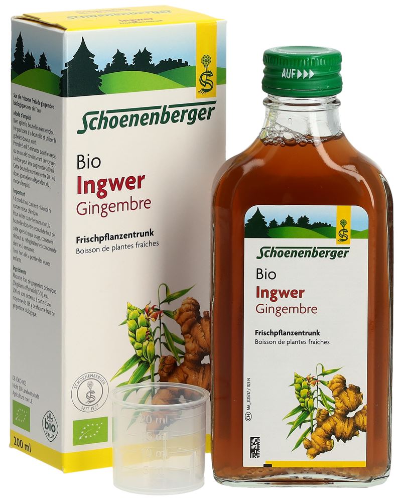 SCHOENENBERGER Gingembre boisson de plantes fraîches