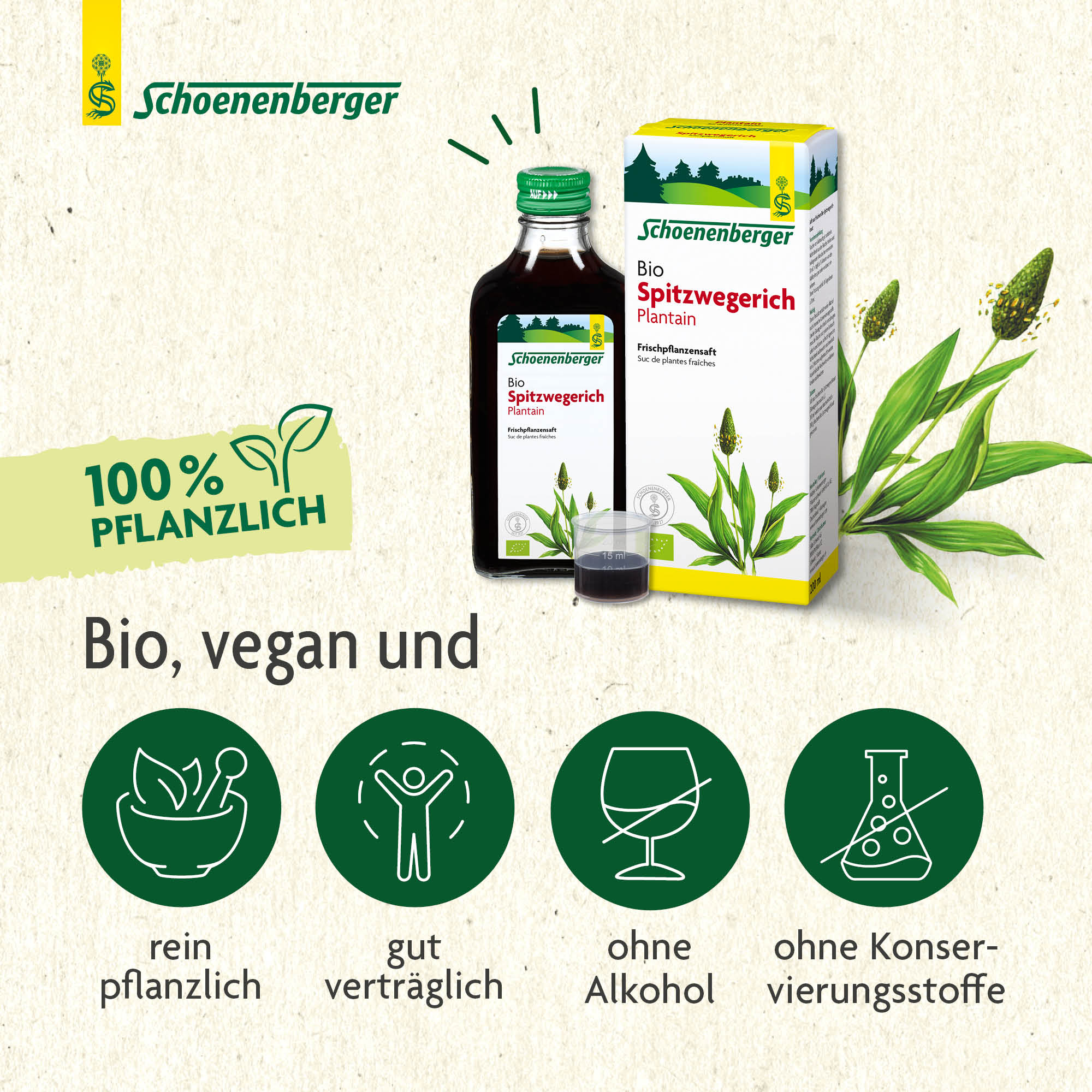 SCHOENENBERGER Plantain suc de plantes fraîches, image 4 sur 6