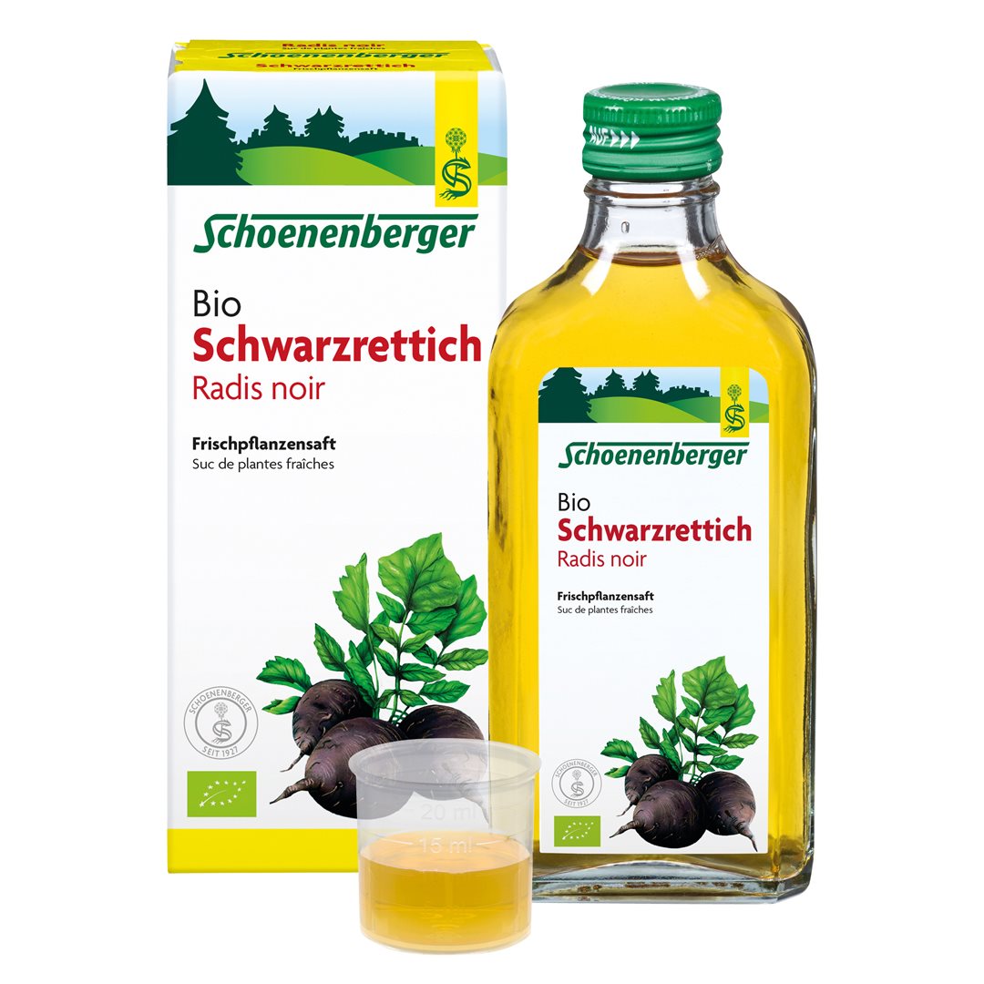 SCHOENENBERGER Radis noir suc de plantes fraîches