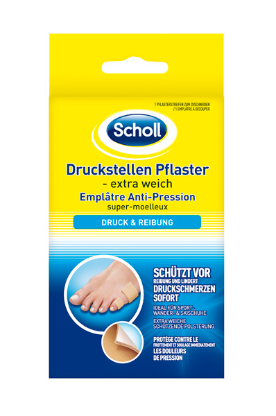 SCHOLL Druckstellen Pflaster, Hauptbild