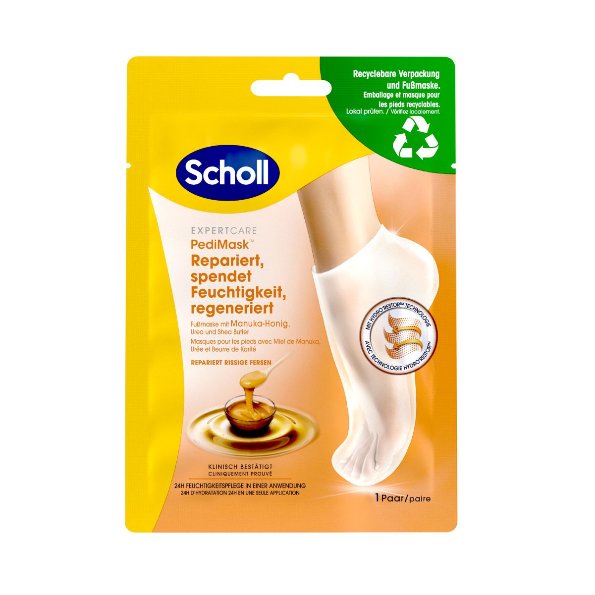 SCHOLL Fussmaske Manuka-Honig