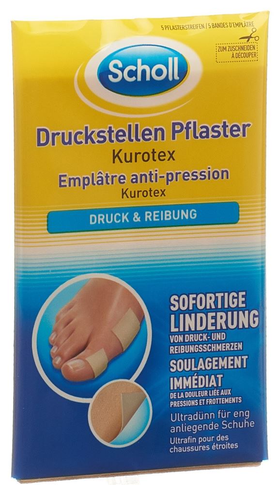 SCHOLL Kurotex Druckstellenpflaster, Hauptbild