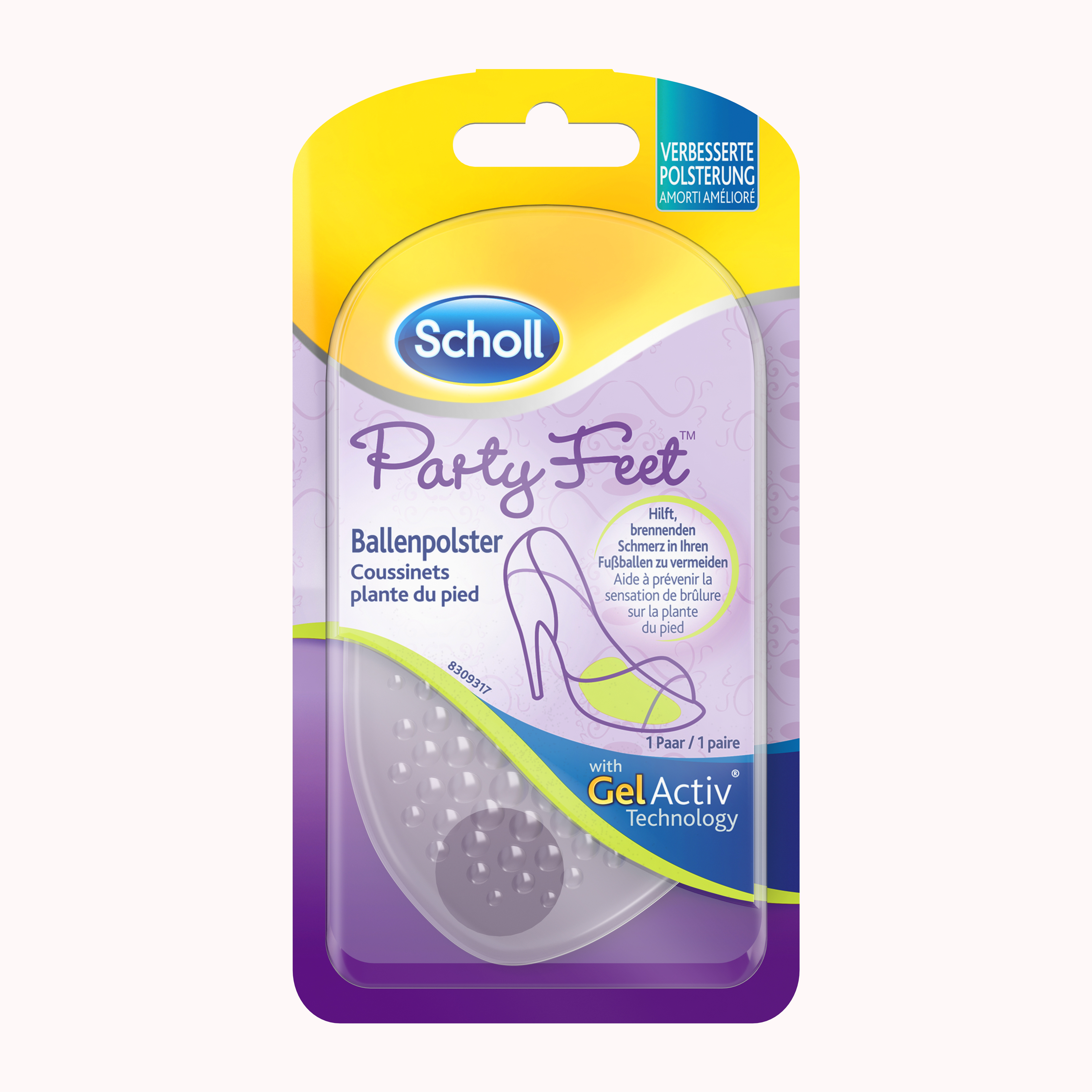 SCHOLL Party Feet coussinets plante du pied, image principale