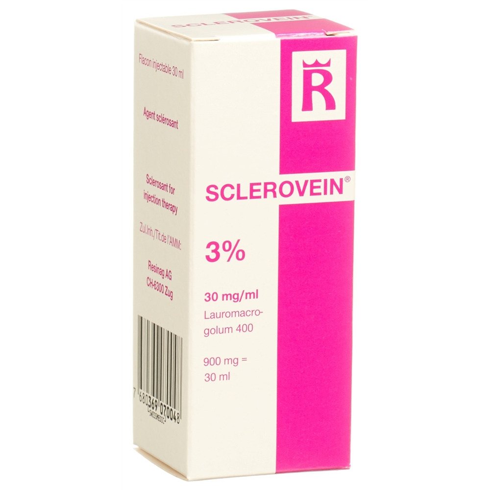 SCLEROVEIN sol inj 3 % i.v. flac 30 ml, image 2 sur 2