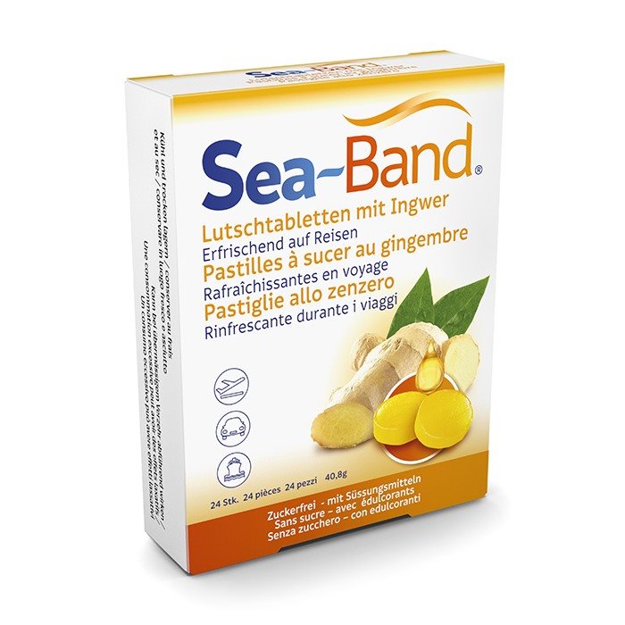 SEA-BAND pastilles à sucer gingembre