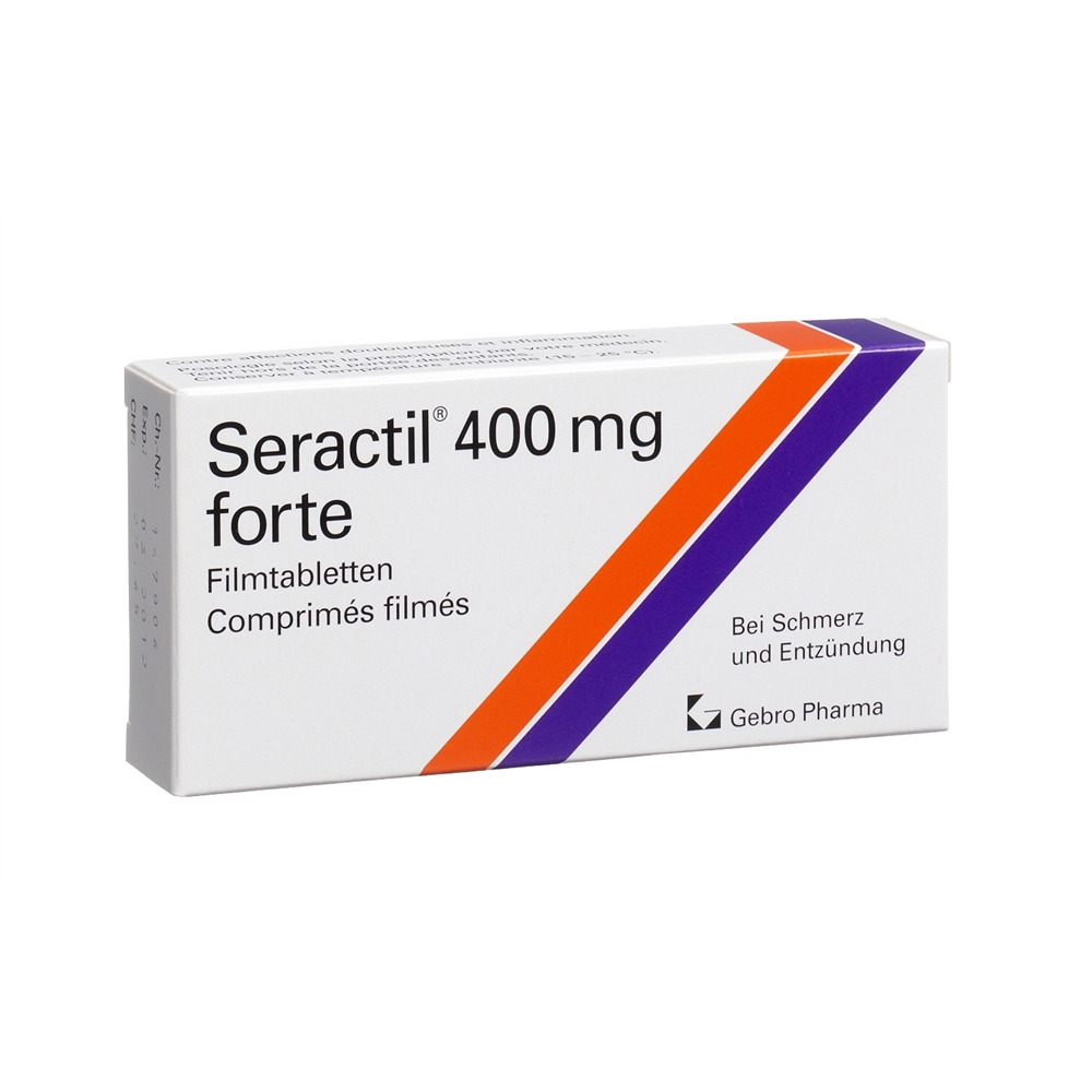 SERACTIL cpr pell 400 mg forte blist 30 pce, image principale