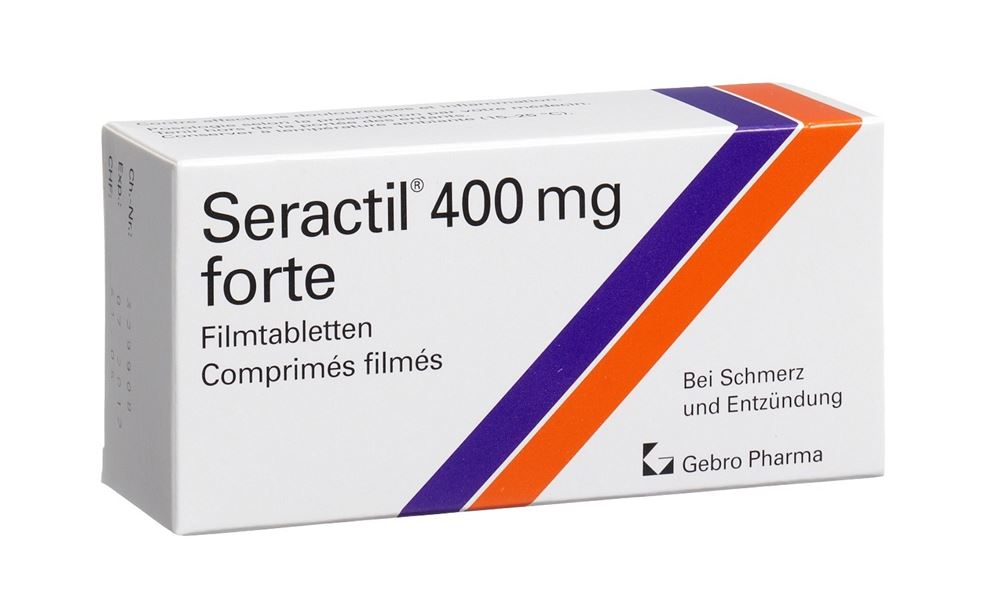 SERACTIL cpr pell 400 mg forte blist 50 pce, image principale