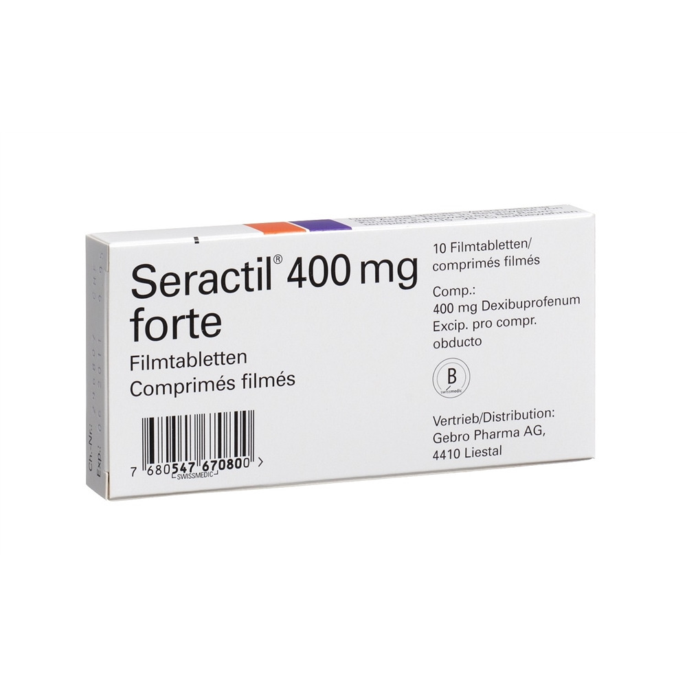 SERACTIL Filmtabl 400 mg forte Blist 10 Stk, Bild 2 von 2