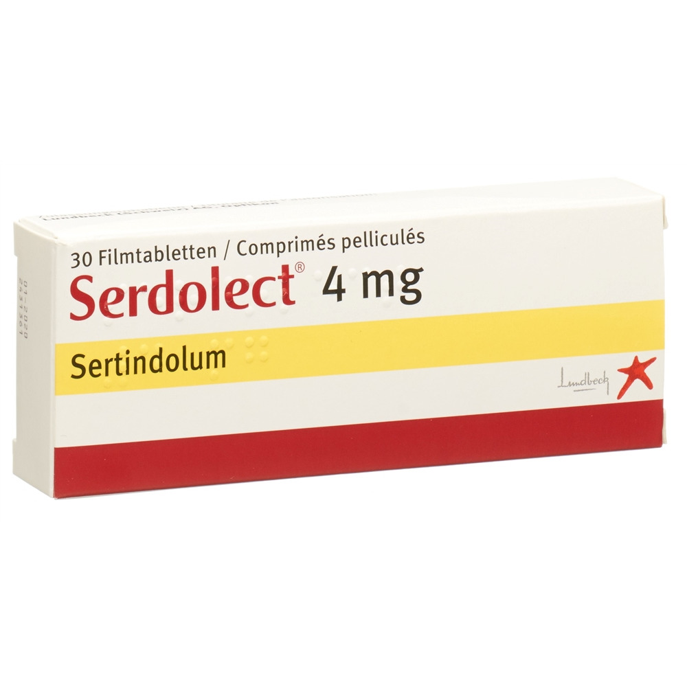 Serdolect cpr pell 4 mg blist 30 pce, image principale