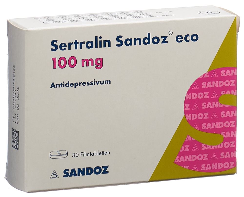 SERTRALINE Sandoz eco 100 mg