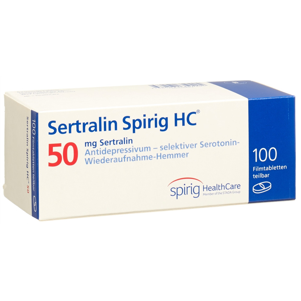 SERTRALINE Spirig HC 50 mg, Hauptbild