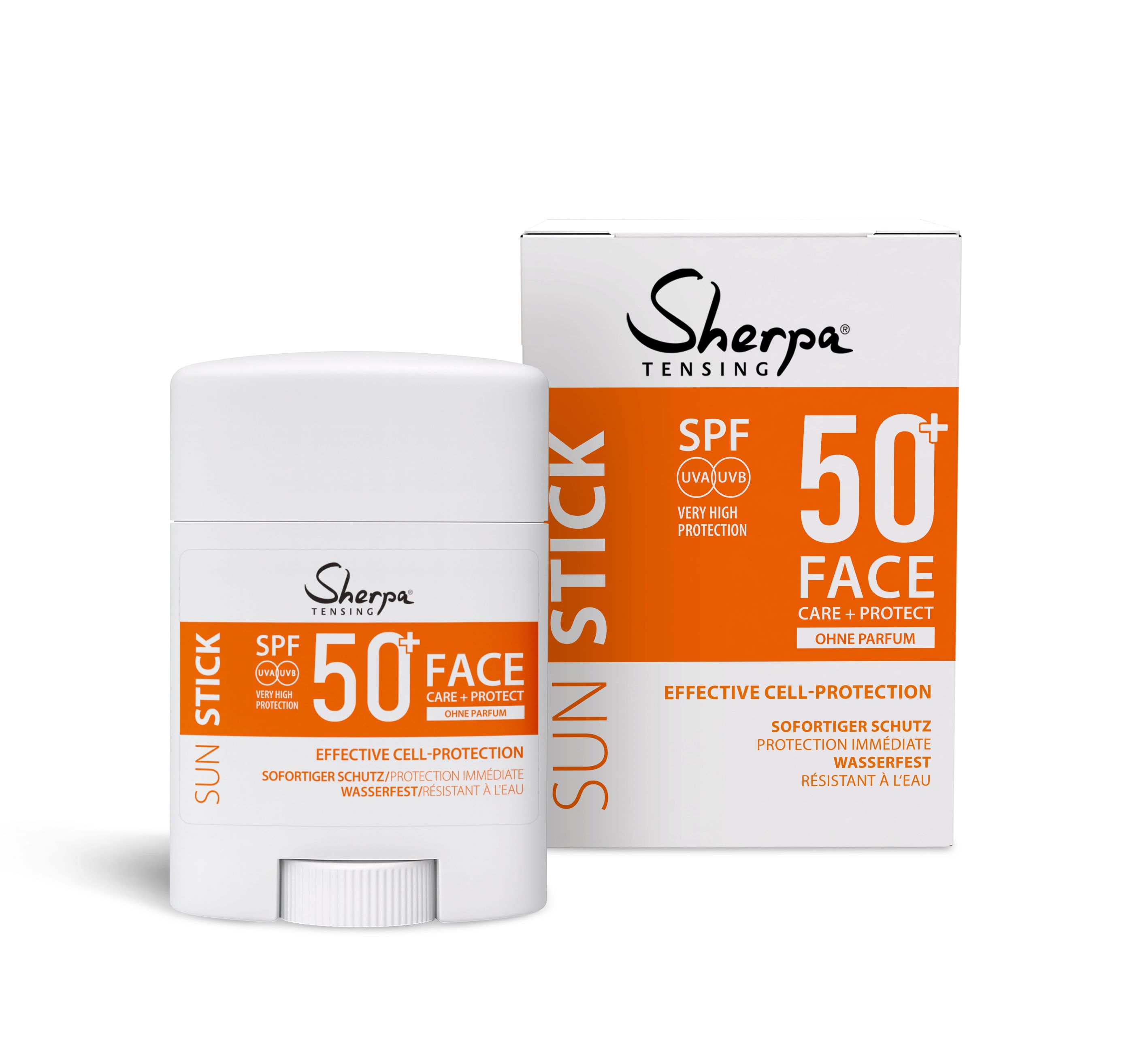 Sherpa Tensing sunstick face, image principale