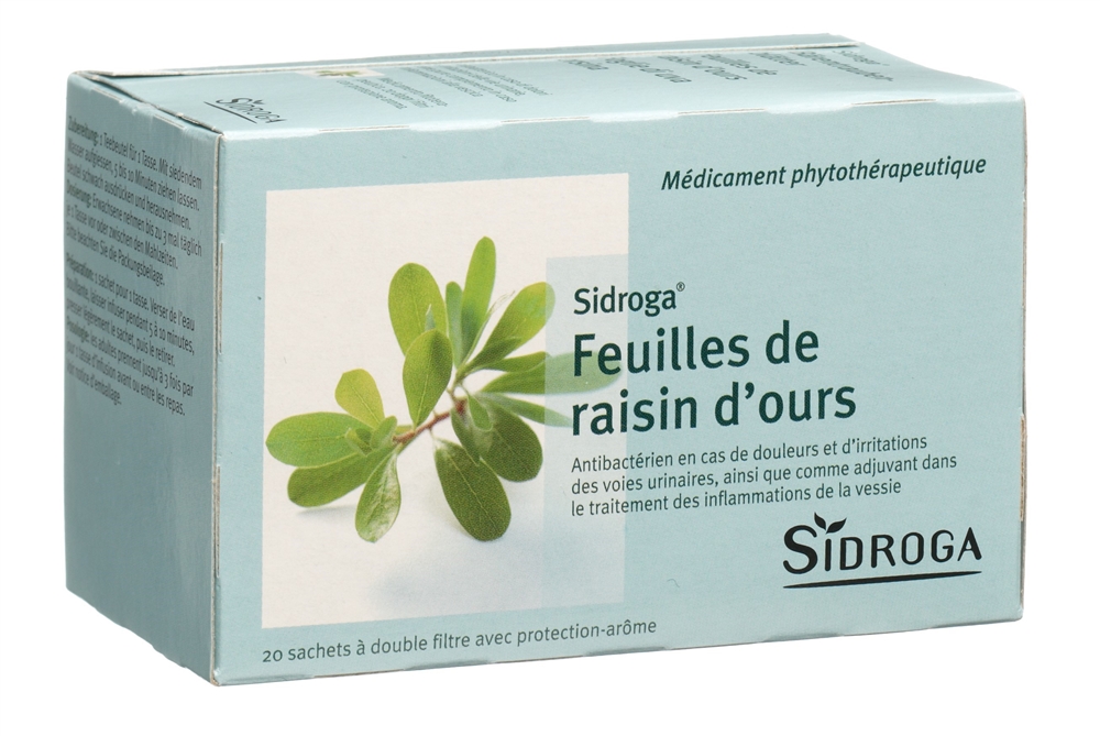 Sidroga feuilles de raisin d'ours, image 2 sur 2