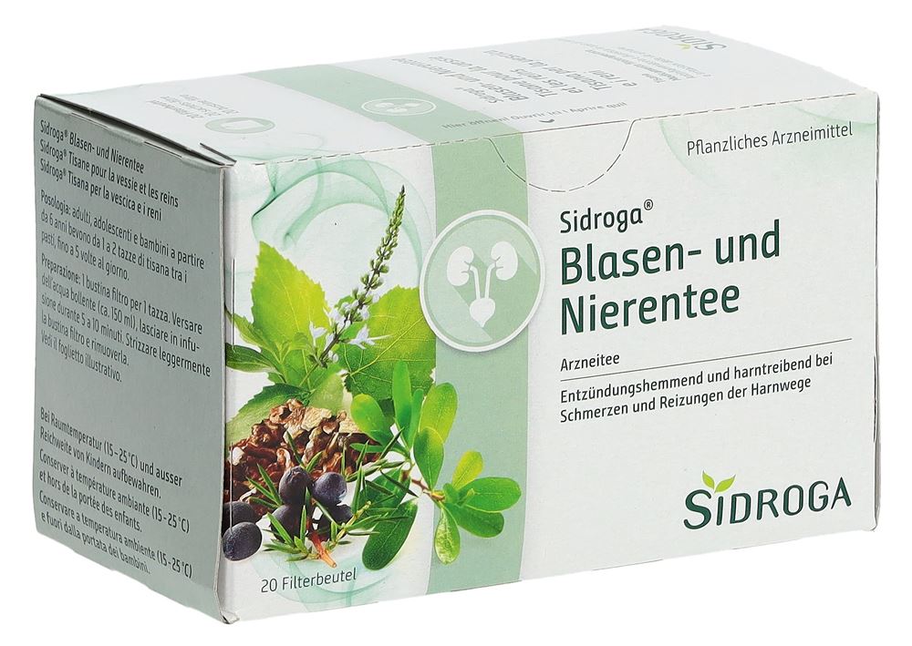 Sidroga tisane pour la vessie et les reins