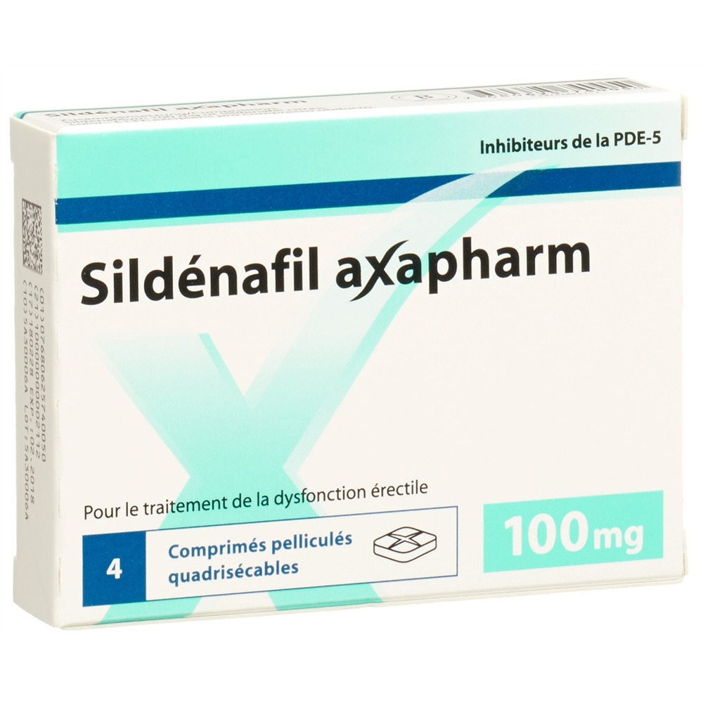 SILDENAFIL axapharm 100 mg, image 2 sur 2