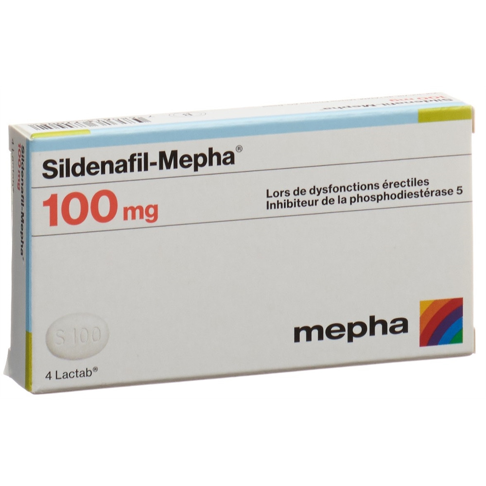 SILDENAFIL Mepha 100 mg, image 2 sur 2