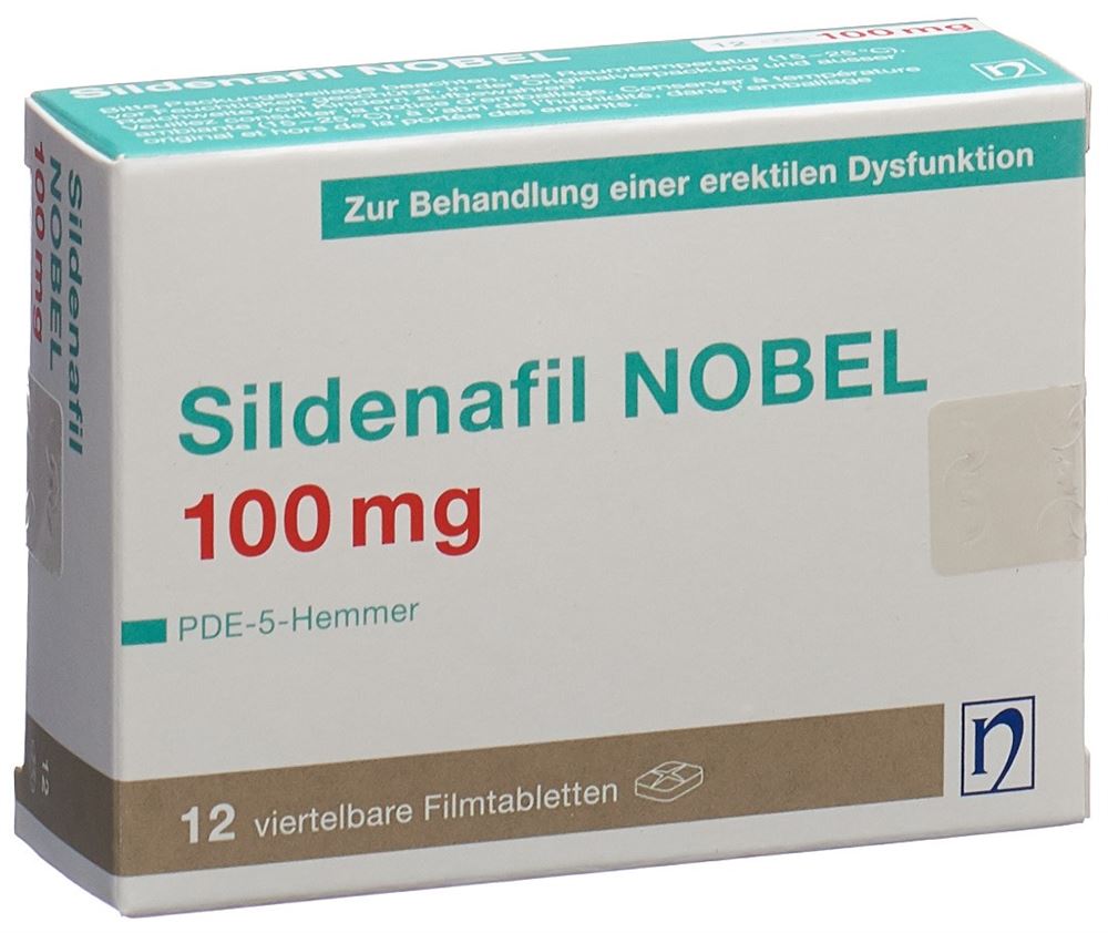 SILDENAFIL NOBEL 100 mg, image principale