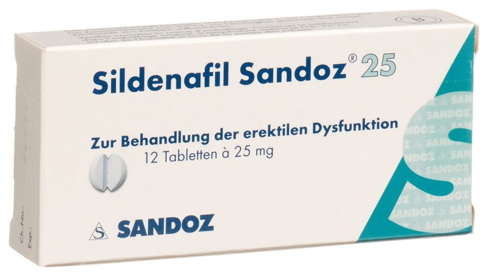 SILDENAFIL Sandoz 25 mg, image principale