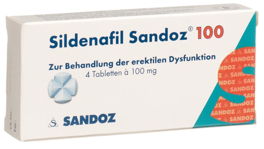 SILDENAFIL Sandoz 100 mg, Hauptbild