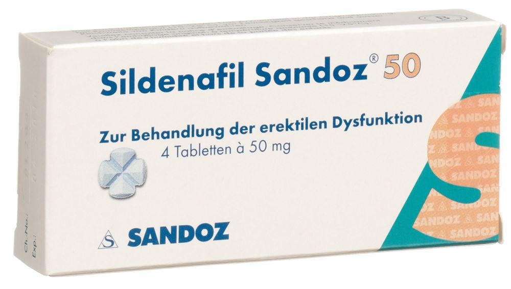 SILDENAFIL Sandoz 50 mg, Hauptbild
