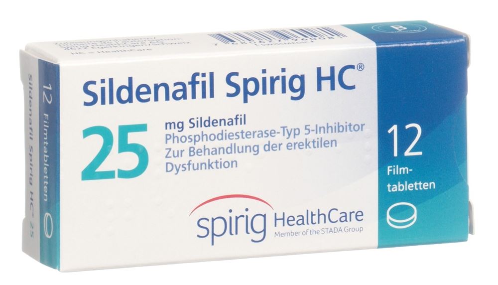 SILDENAFIL Spirig HC 25 mg, image principale