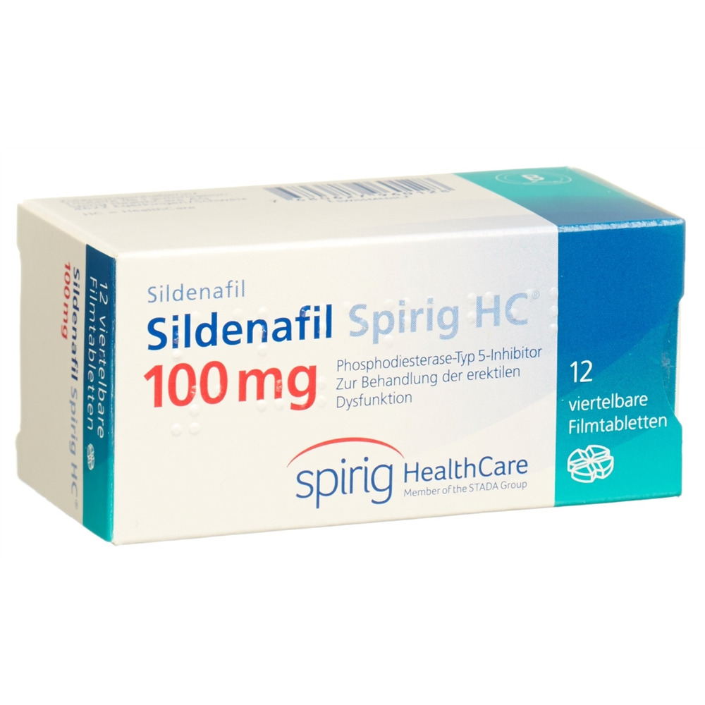 SILDENAFIL Spirig HC 100 mg, Hauptbild