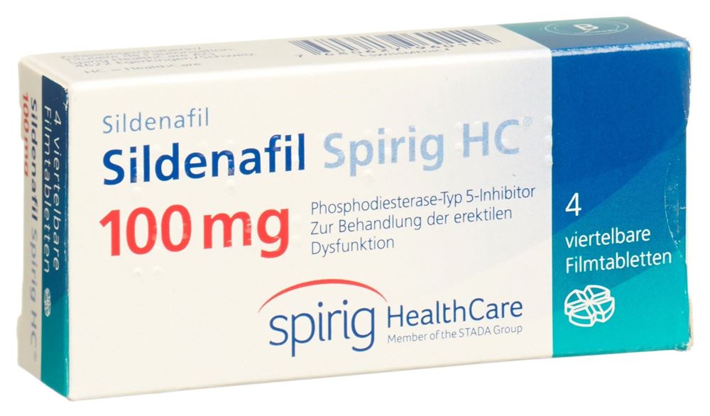 SILDENAFIL Spirig HC 100 mg, Hauptbild