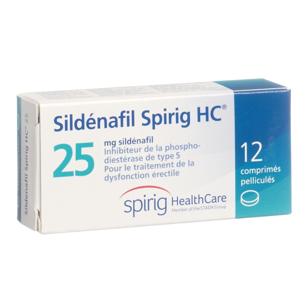 Sildenafil Spirig HC Spirig HC 25 mg, Bild 2 von 2