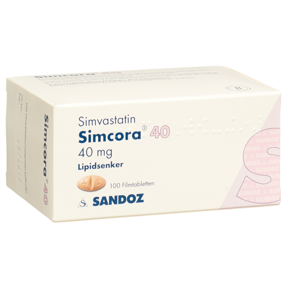 SIMCORA cpr pell 40 mg blist 100 pce