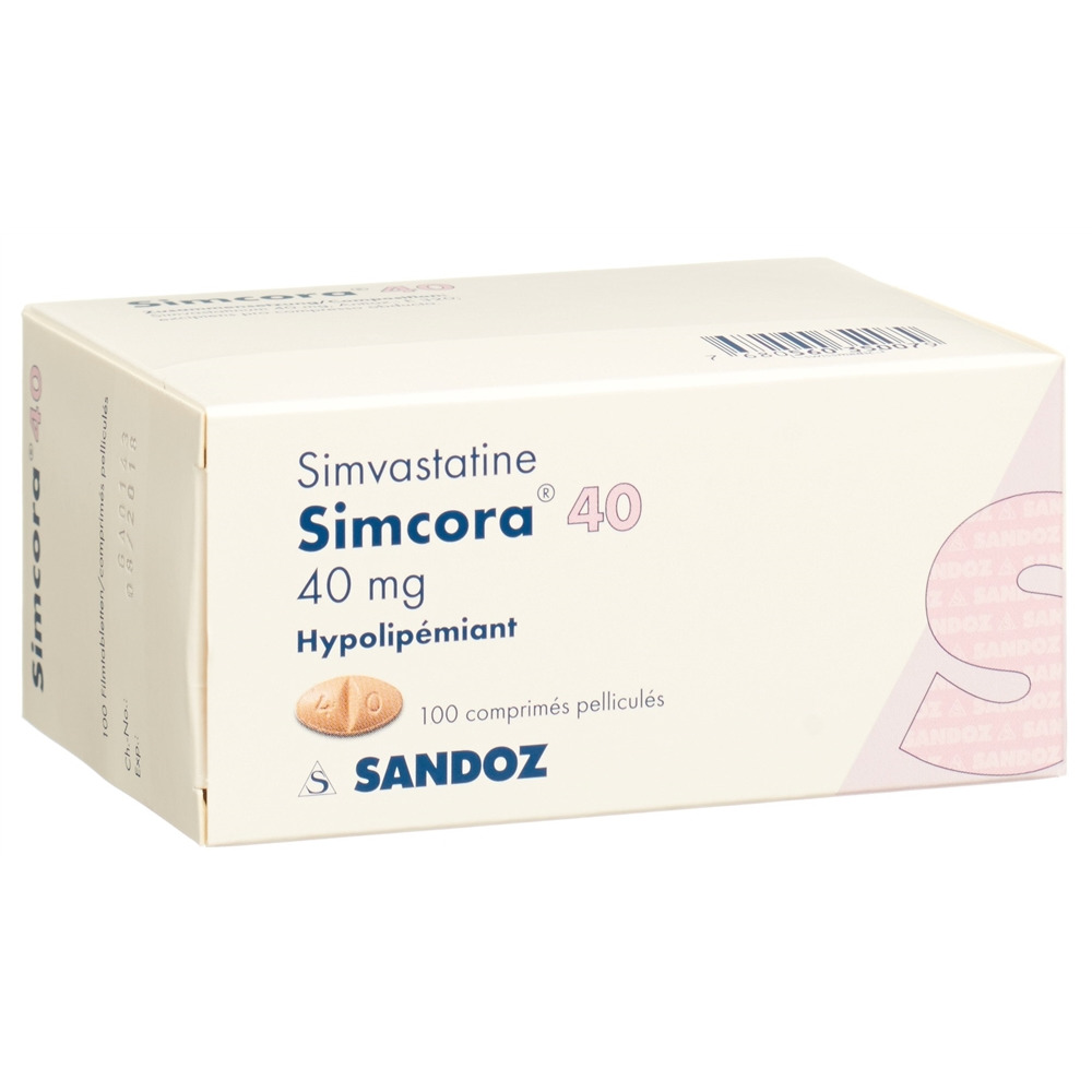 SIMCORA Filmtabl 40 mg Blist 100 Stk, Bild 2 von 2