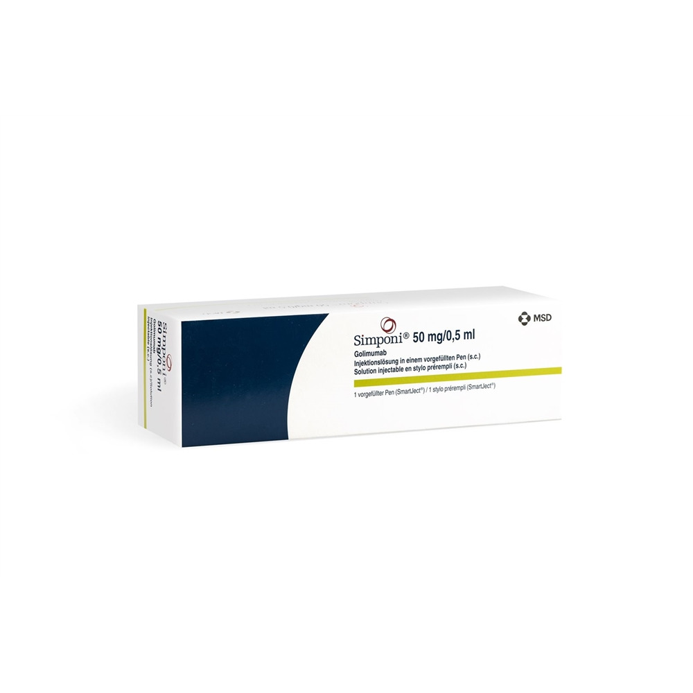 SIMPONI Fertigpen 50 mg/0.5ml, Hauptbild