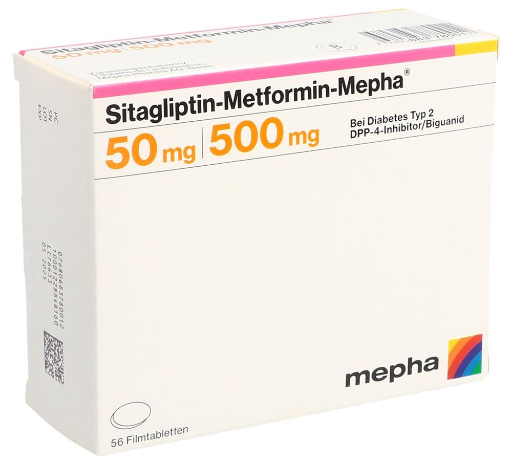 SITAGLIPTINE Metformin Mepha, Hauptbild