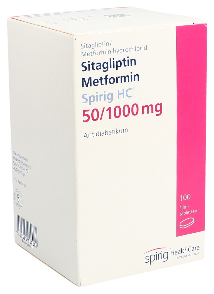 SITAGLIPTINE METFORMINE Metfor Spirig HC, Hauptbild