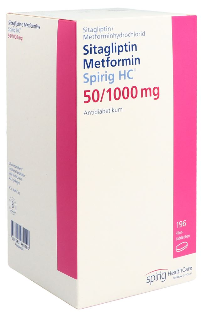 SITAGLIPTINE METFORMINE Metfor Spirig HC, Hauptbild