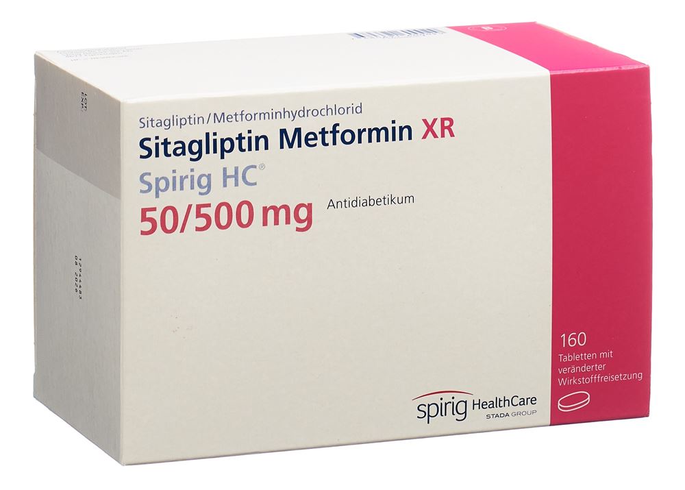 SITAGLIPTINE METFORMINE Metfor XR Spirig HC, Hauptbild