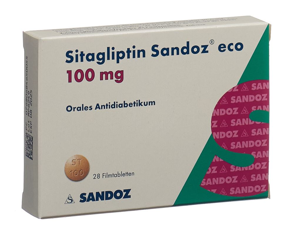 SITAGLIPTINE eco 100 mg, Hauptbild