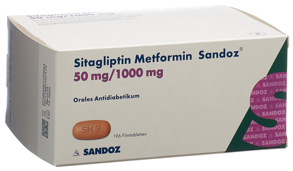 SITAGLIPTINE Metformine Sandoz, image principale SITAGLIPTINE Metformine Sandoz, image principale