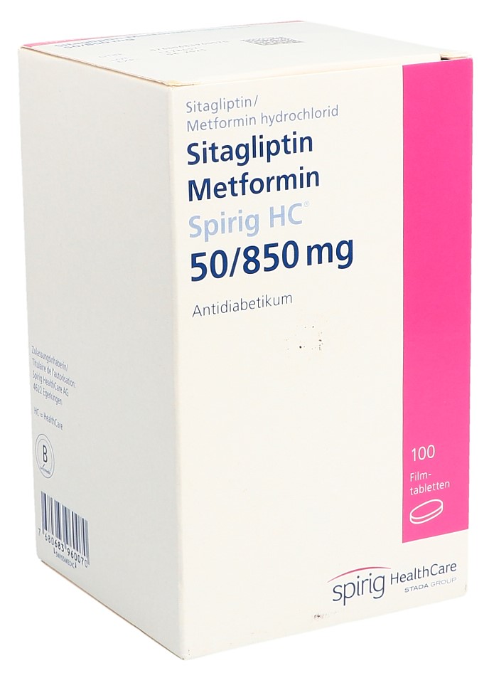 SITAGLIPTINE METFORMINE Metfor Spirig HC, image principale