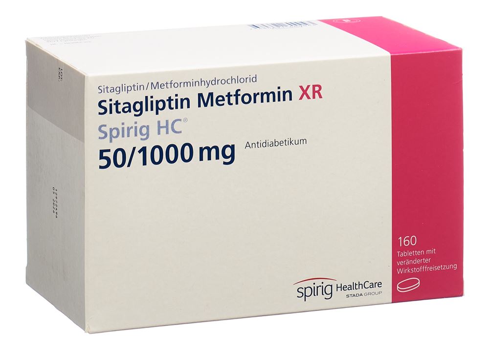 SITAGLIPTINE METFORMINE Metfor XR Spirig HC, image principale