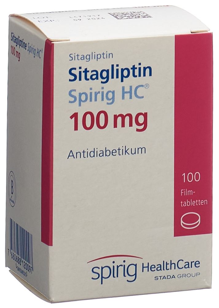 SITAGLIPTINE Spirig HC 100 mg, image principale
