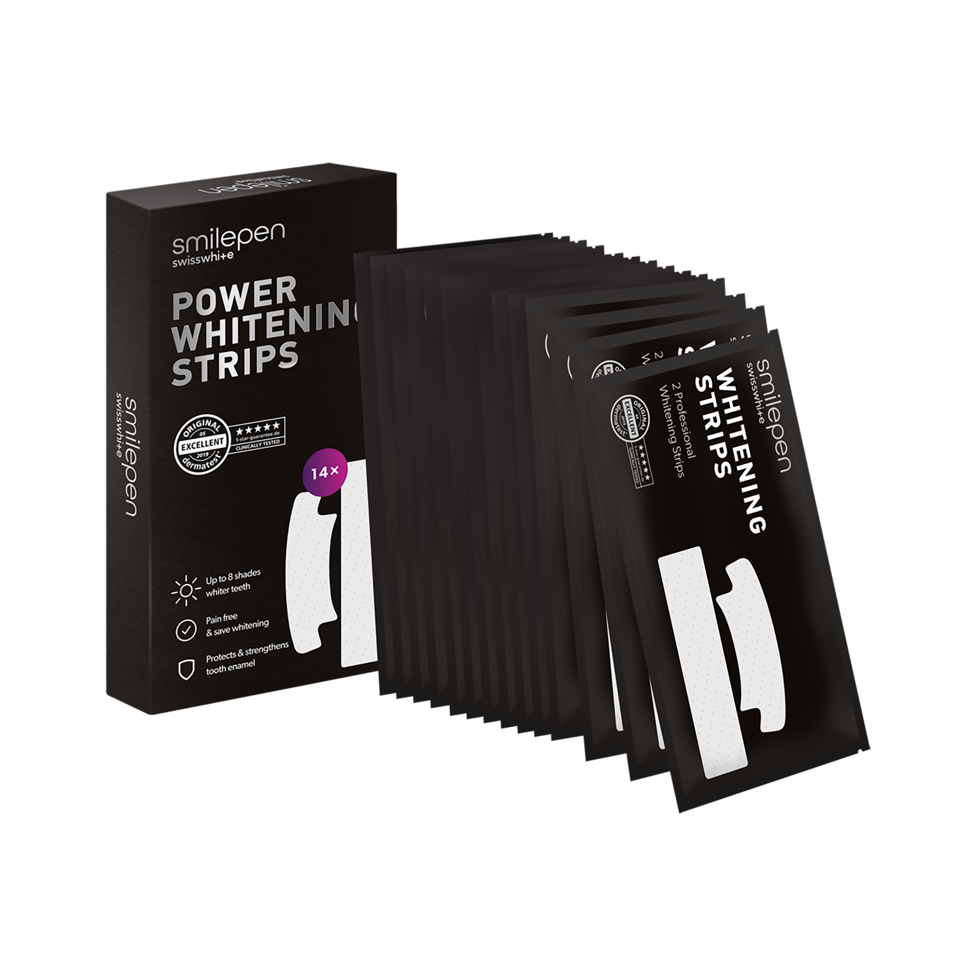 SmilePen Power Whitening Strips, Hauptbild