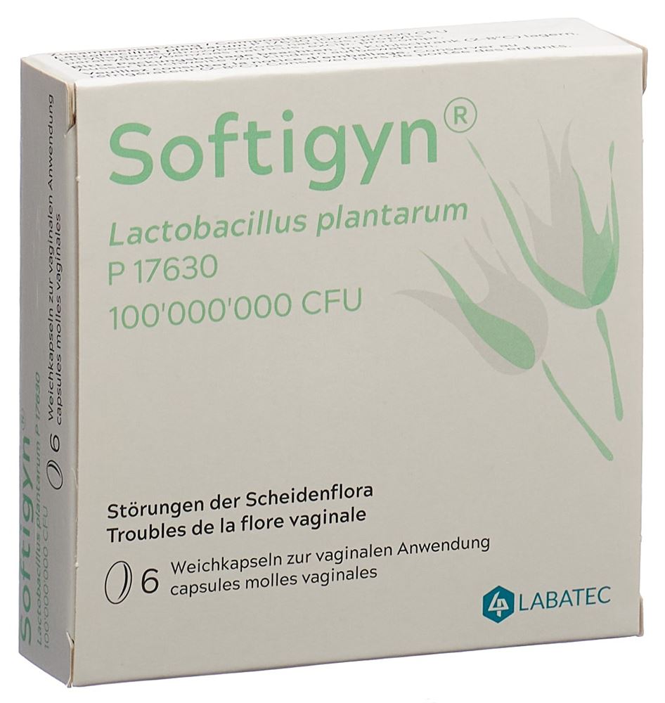 SOFTIGYN caps vag 100 Mio E blist 6 pce, image principale