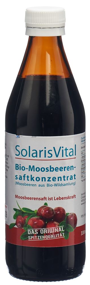 SOLARIS Moosbeerensaft, Hauptbild