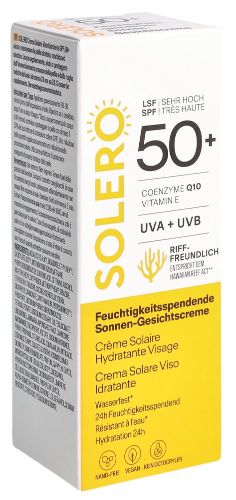 SOLERO crème solaire visage