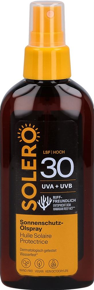 SOLERO Sonnenschutz-Ölspray, Hauptbild
