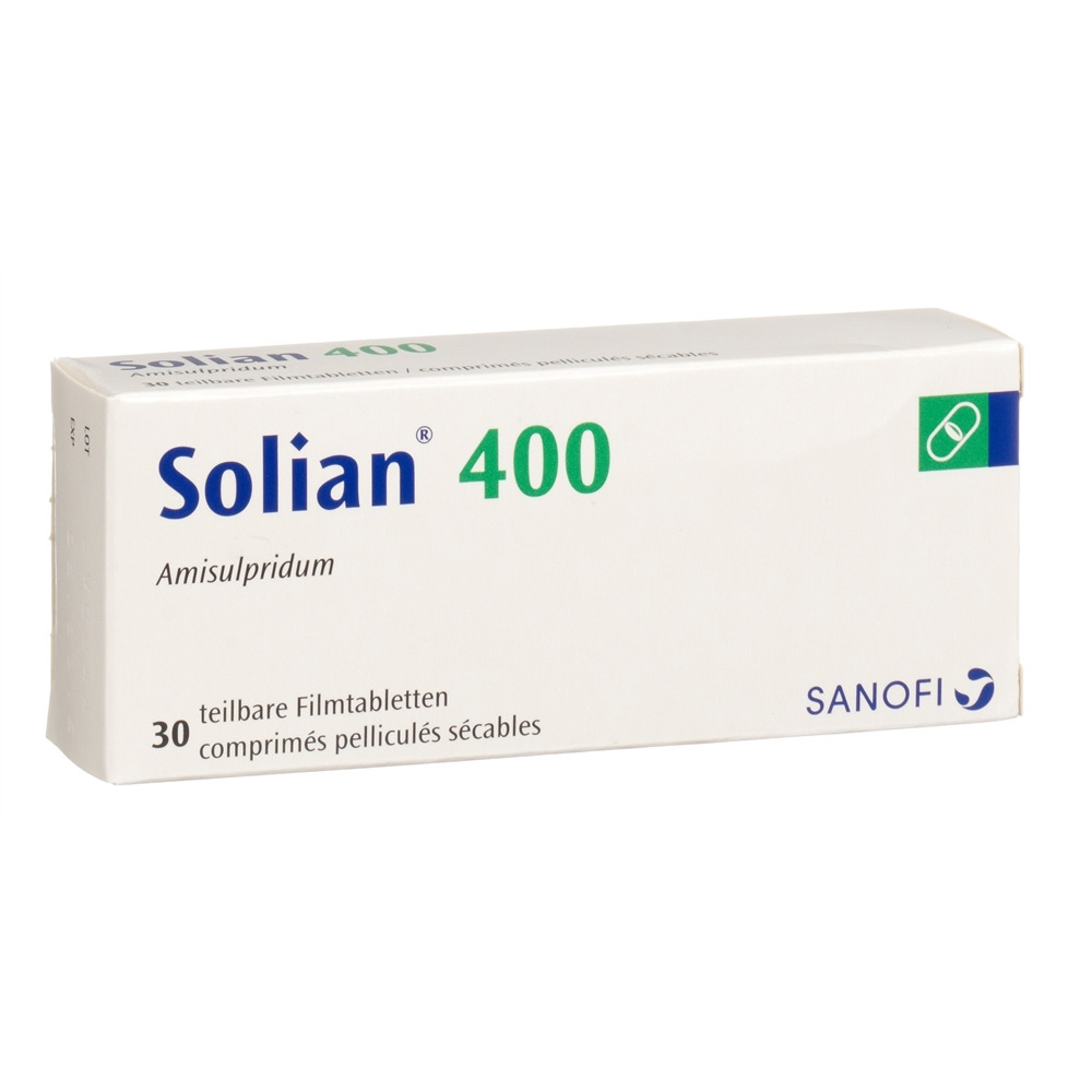 SOLIAN Filmtabl 400 mg teilbar Blist 30 Stk, Hauptbild