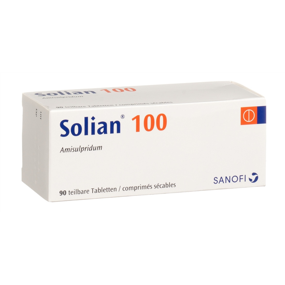 SOLIAN Tabl 100 mg teilbar Blist 90 Stk, Hauptbild