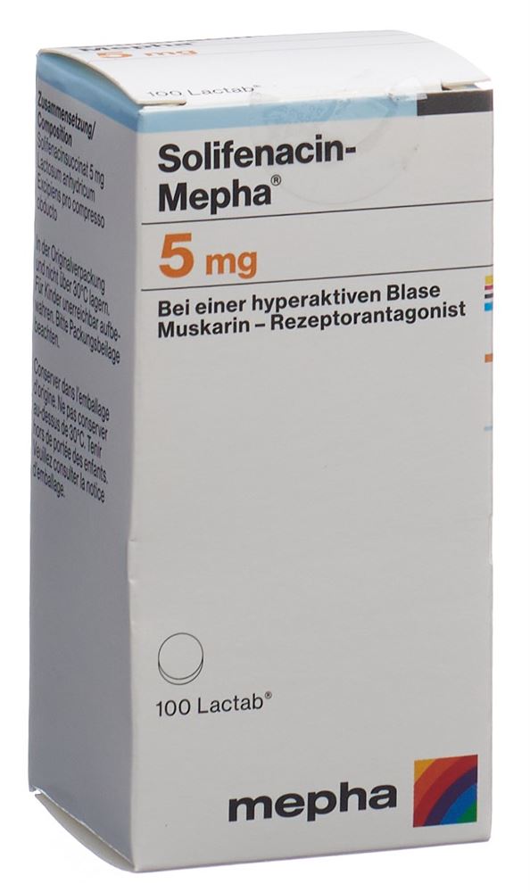 SOLIFENACINE Mepha 5 mg, Hauptbild